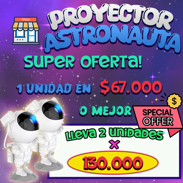 Proyector de Astronauta